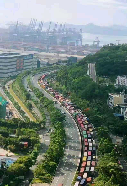 Anlieferung im Hafen war einer unmöglichen Aufgabe